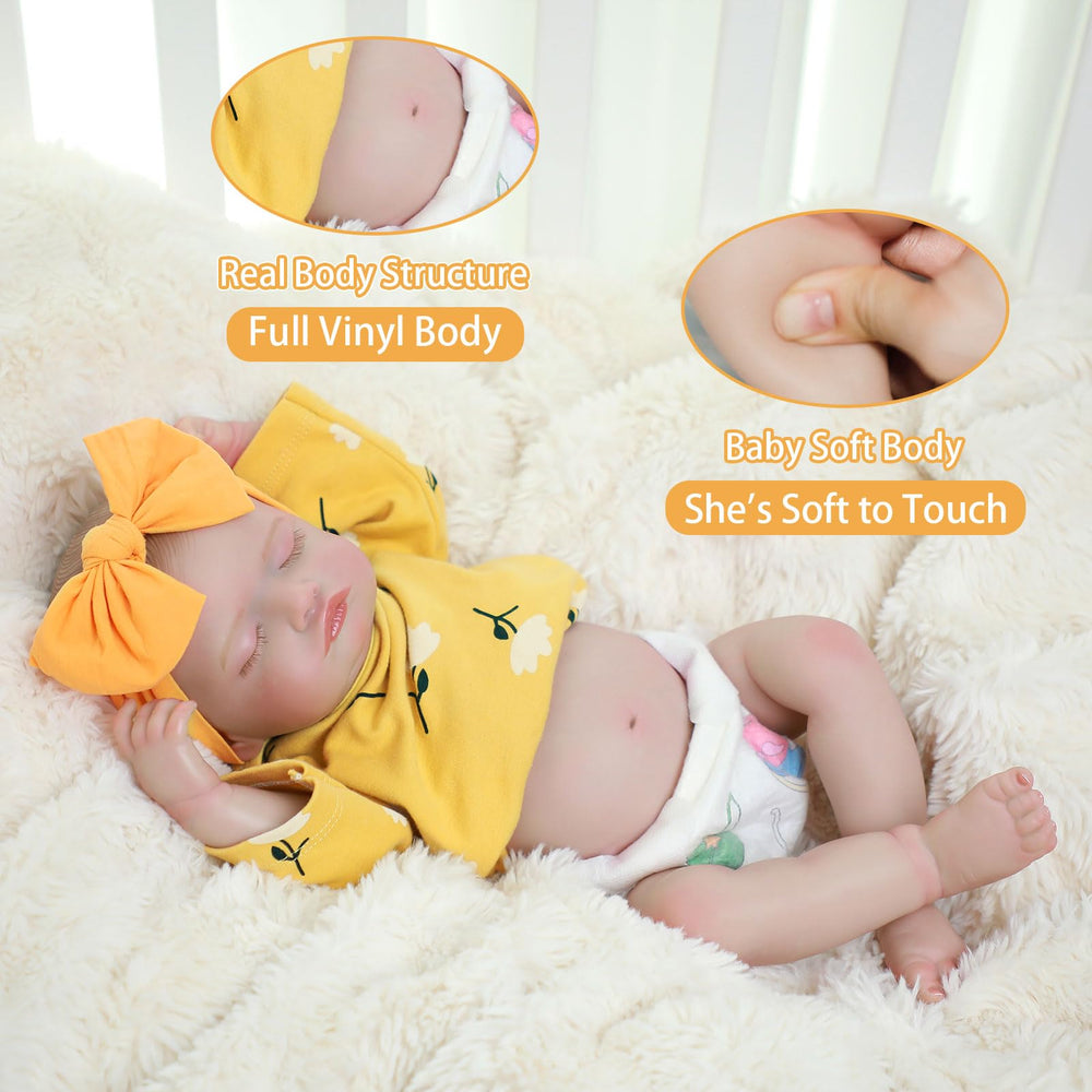 Babeviimt Reborn Doll has poseable limbs for versatile display