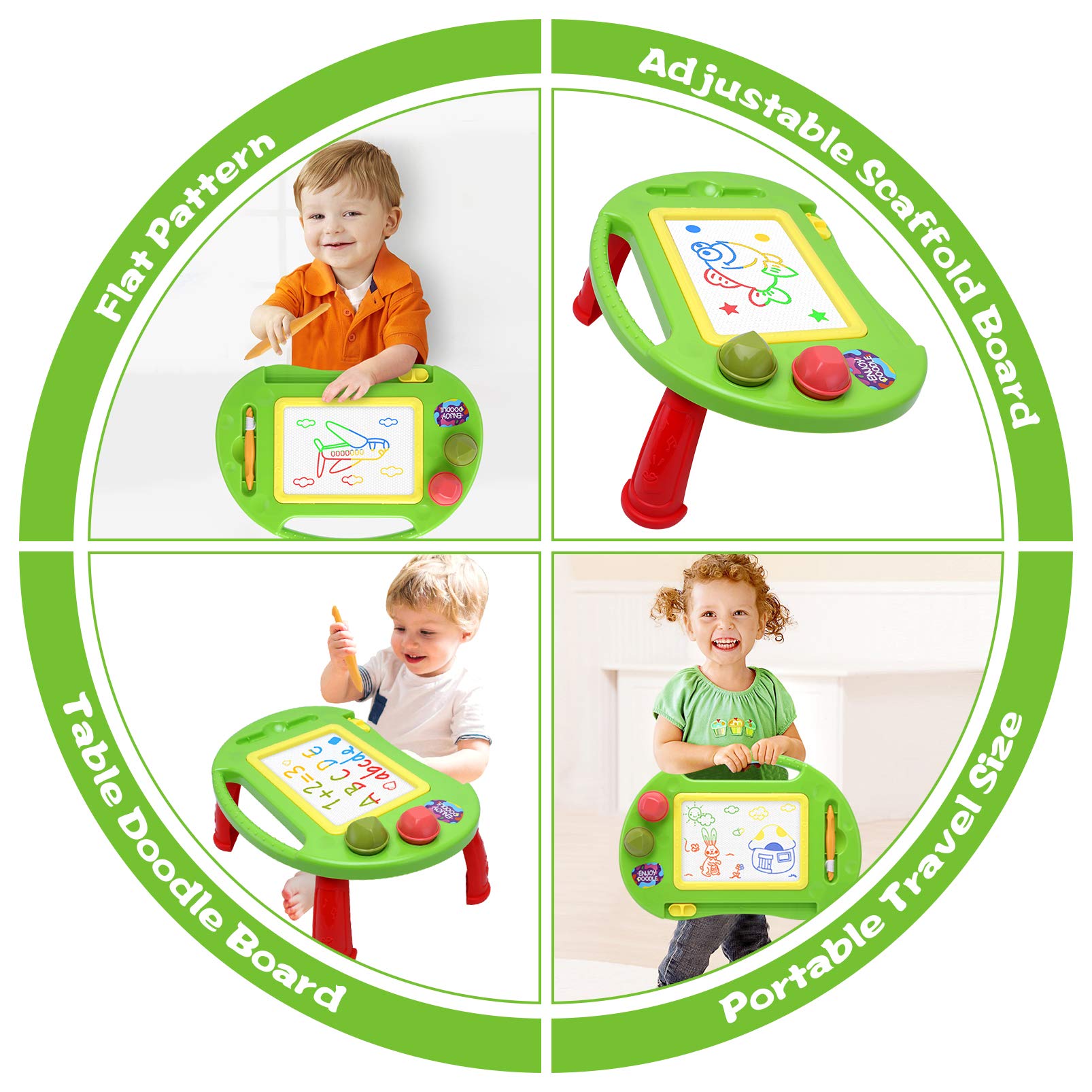 BABLOCVID drawing area measures 4.9 by 7.3 inches for focused play