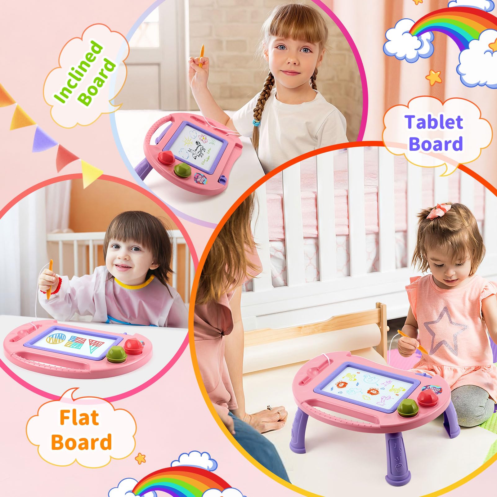 BABLOCVID durable ABS material ensures safe, long-lasting toddler play