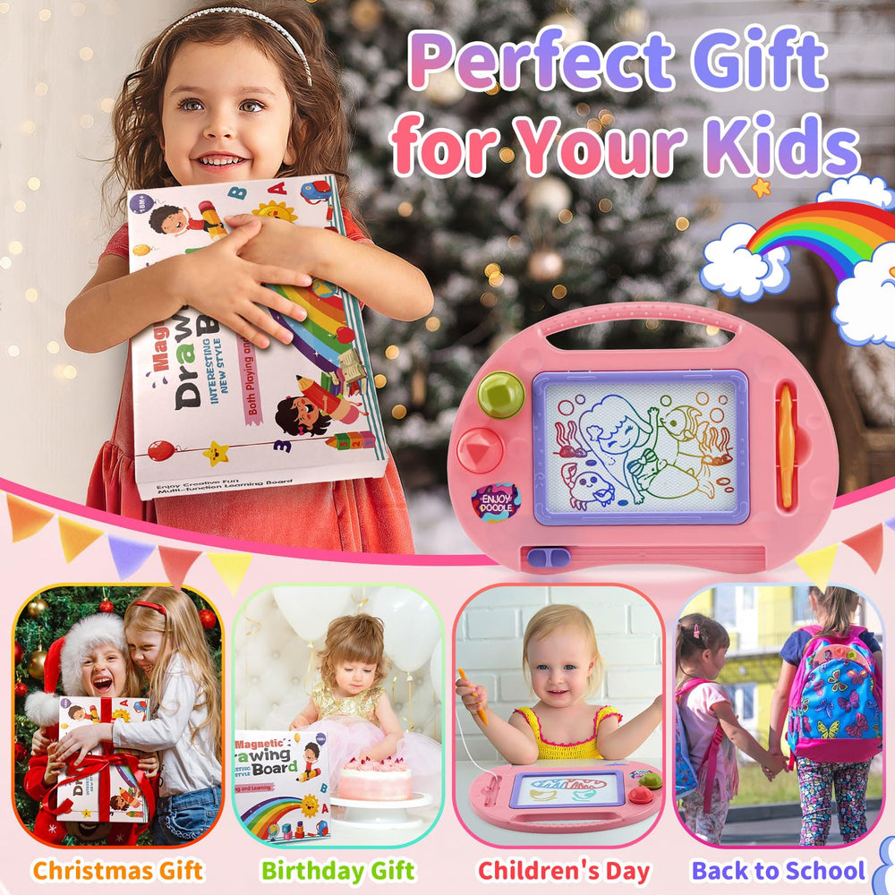 BABLOCVID erasable drawing area lets kids draw again and again without mess