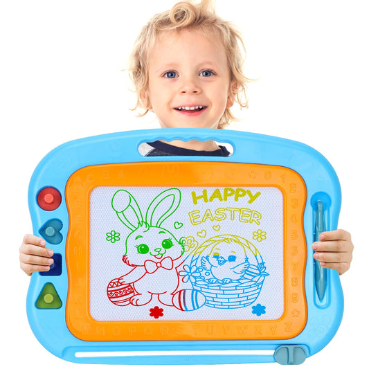Bablocvid magnetic drawing board front view for mess-free, portable doodling sessions.