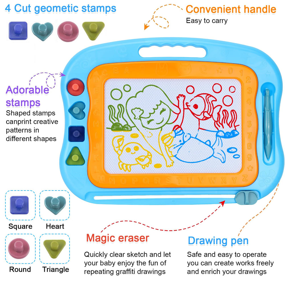 Bablocvid magnetic pen close-up highlights easy drawing with erasable surface.