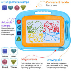 Bablocvid magnetic pen close-up highlights easy drawing with erasable surface.