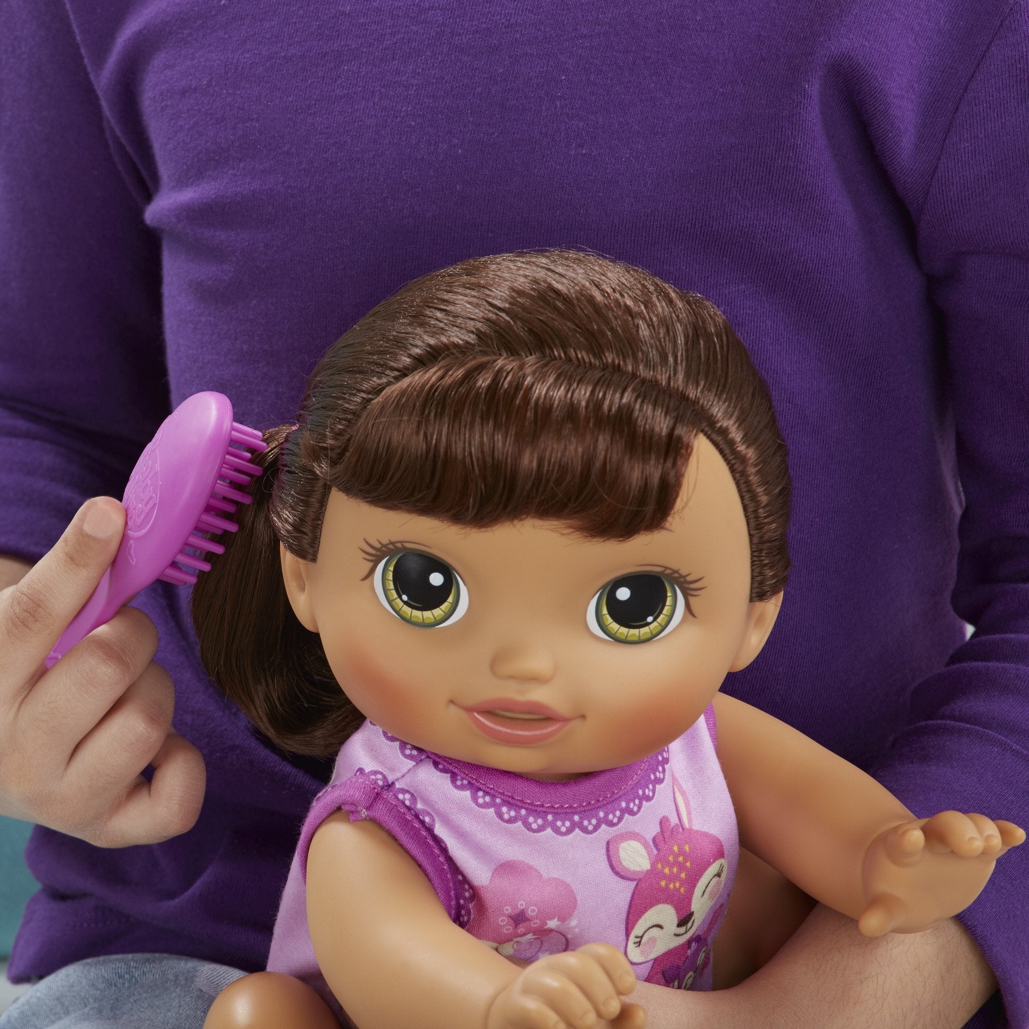 Baby Alive complete set with doll and accessories.