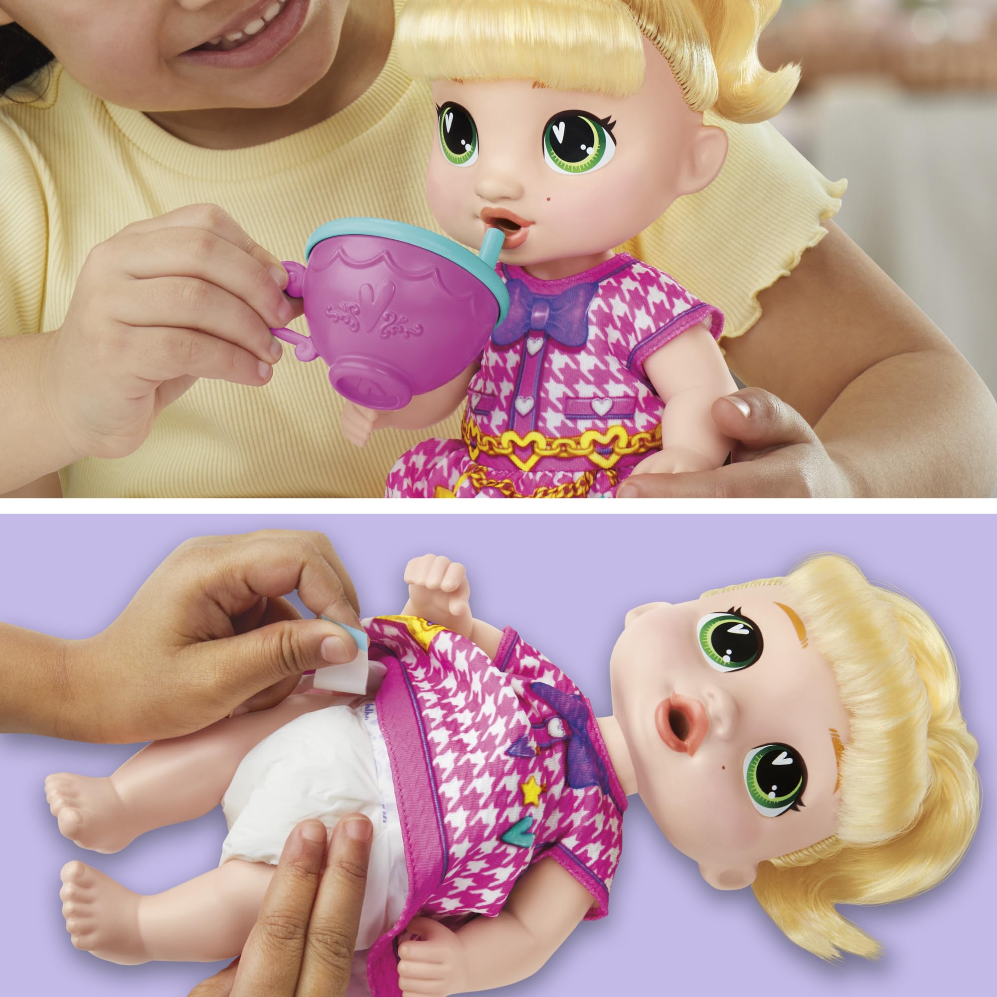 LaLa GooGoo doll with removable clothes for dress-up play