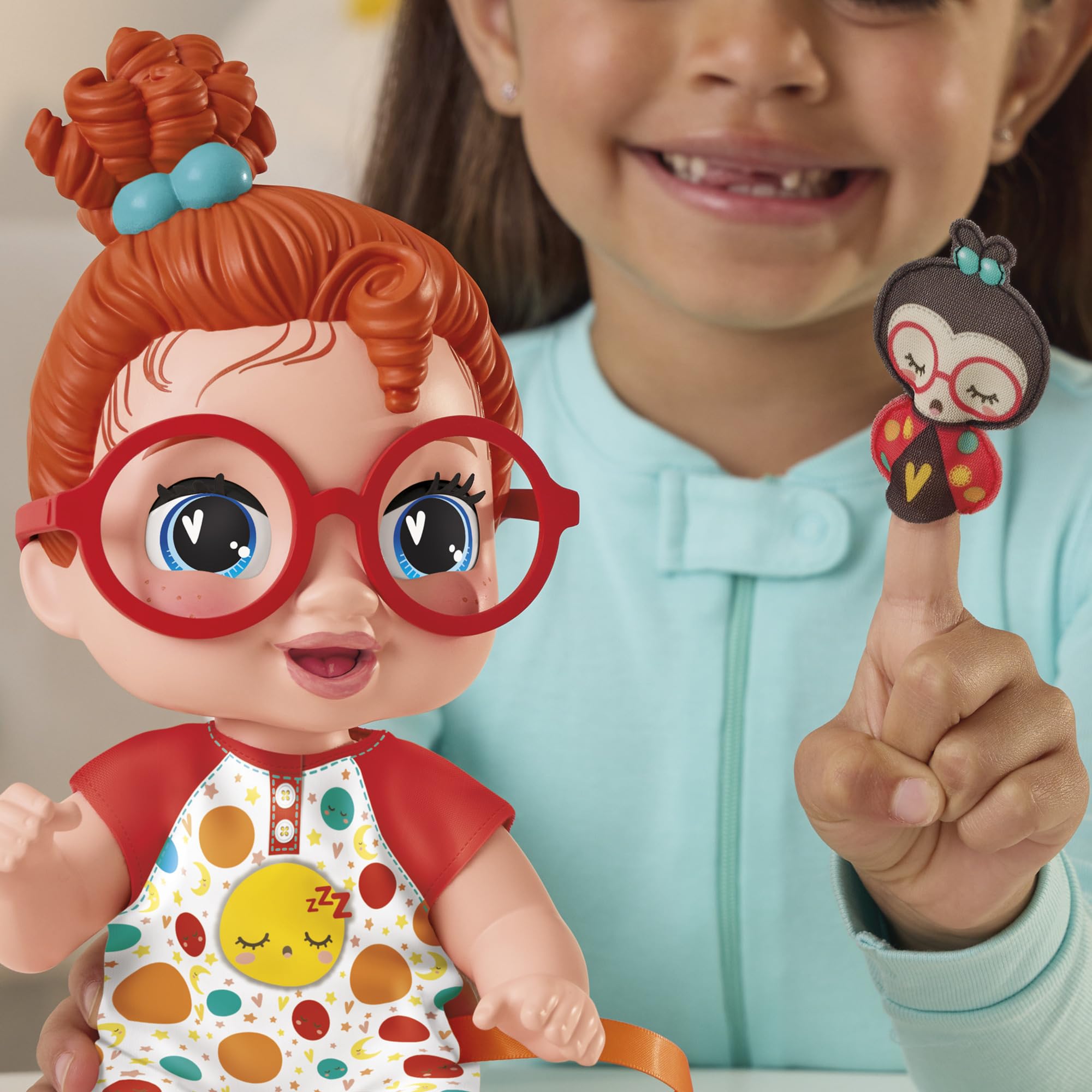 Dottie Doodle in cozy pajamas ready for sleepover pretend play