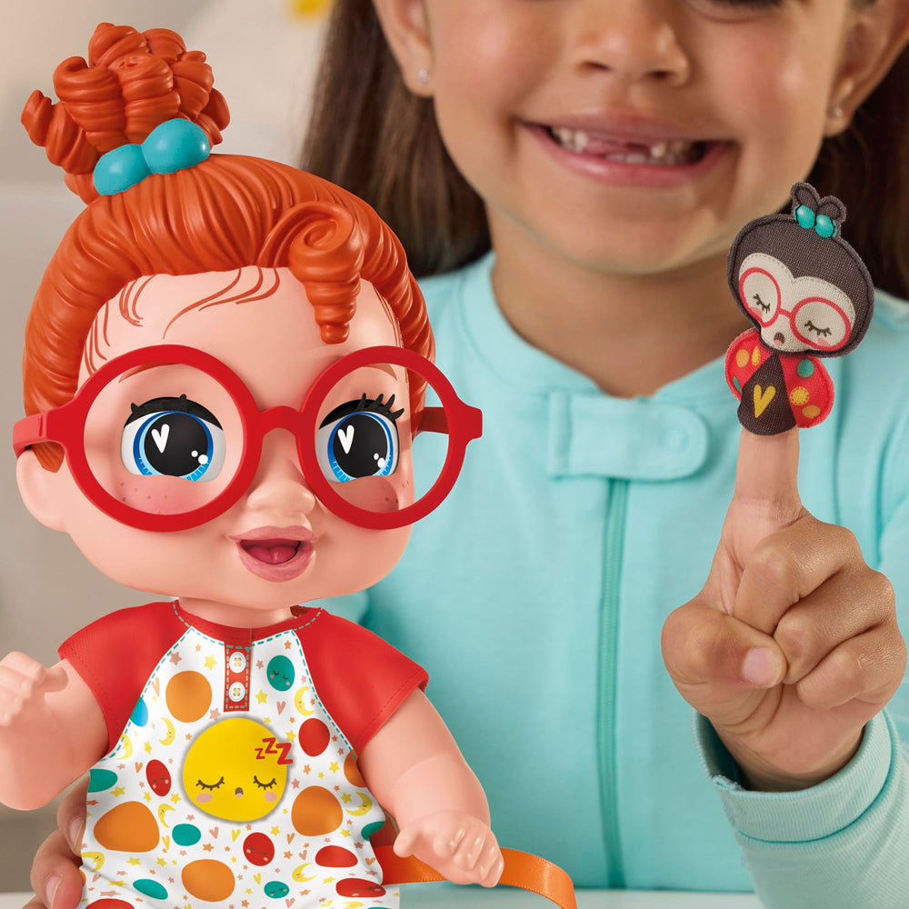 Dottie Doodle in cozy pajamas ready for sleepover pretend play