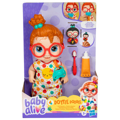 Dottie Doodle pacifier attached to pajamas for portable pretend routines