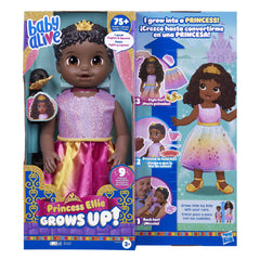 Baby Alive Princess Ellie grows from baby to princess through nurturing play