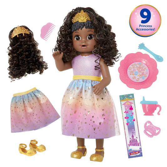 Baby Alive Princess Ellie responds with 75+ sounds for engaging care play