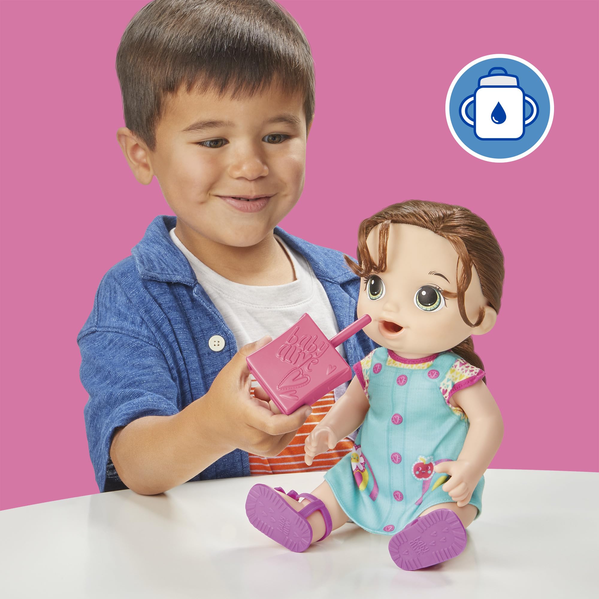 Baby Alive Time for School stickers brighten pretend folders.