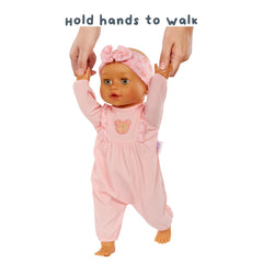 Tummy press giggles: Olivia giggles when you press her tummy button for playful moments