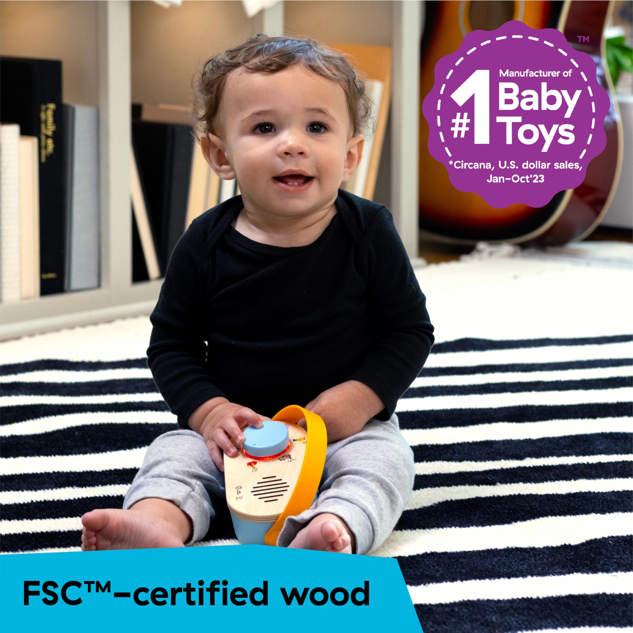 Baby Einstein Discovery Radio animal sounds spark curiosity and pretend play