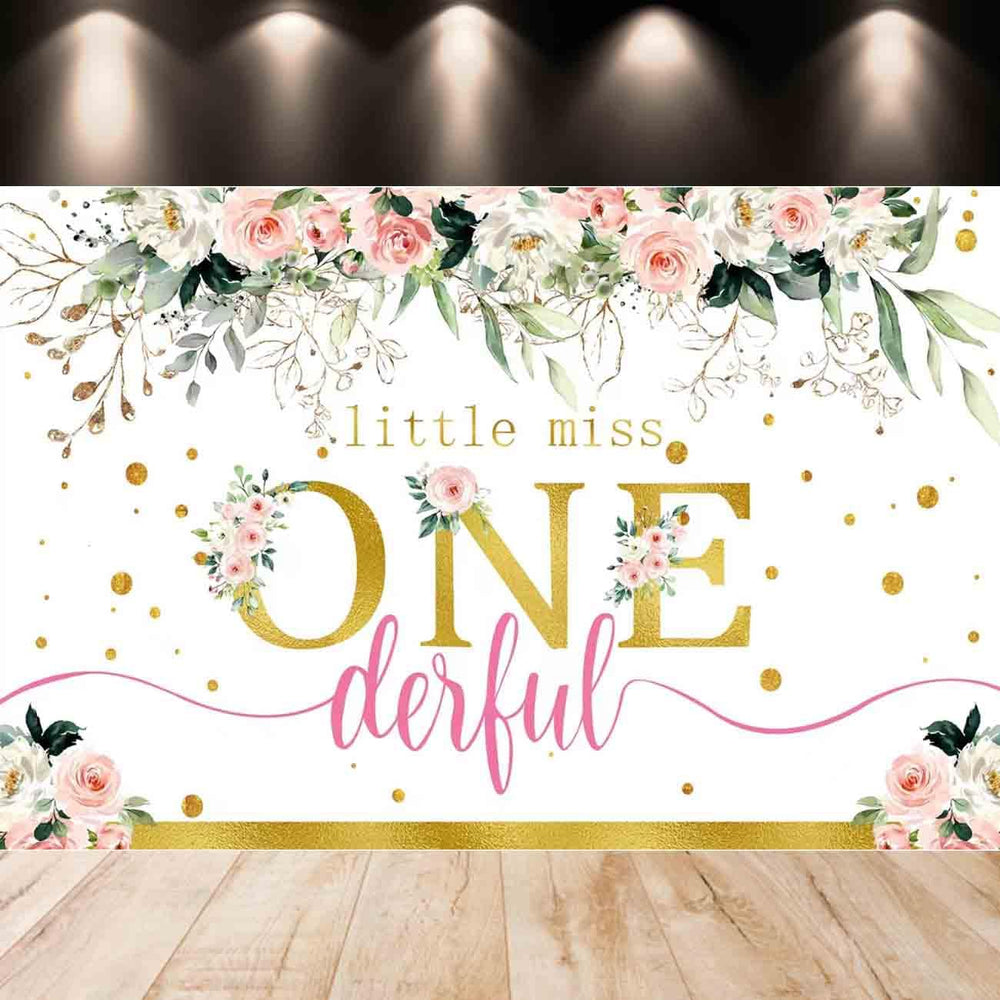 Baby Girl 1st Birthday Decorations newborn-12months photo banner to celebrate early milestones