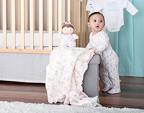 Baby Starters Jackie doll with built-in rattle for interactive play and soothing engagement.