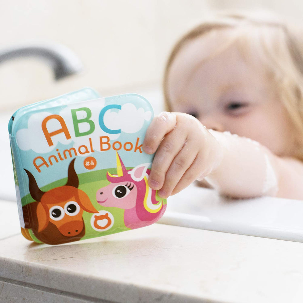 BabyBibi five-page sections illustrate each letter with playful animal imagery.