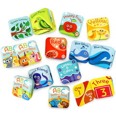 BabyBibi Super Bath Book Set 12 Numbers aids counting activities in bath time