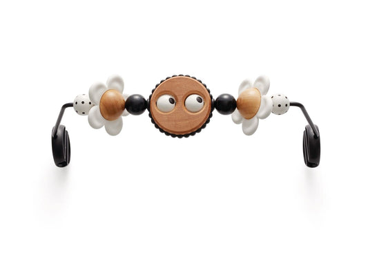 BabyBjorn Googly Eyes Toy on Balance Soft for visual tracking and gentle smiles