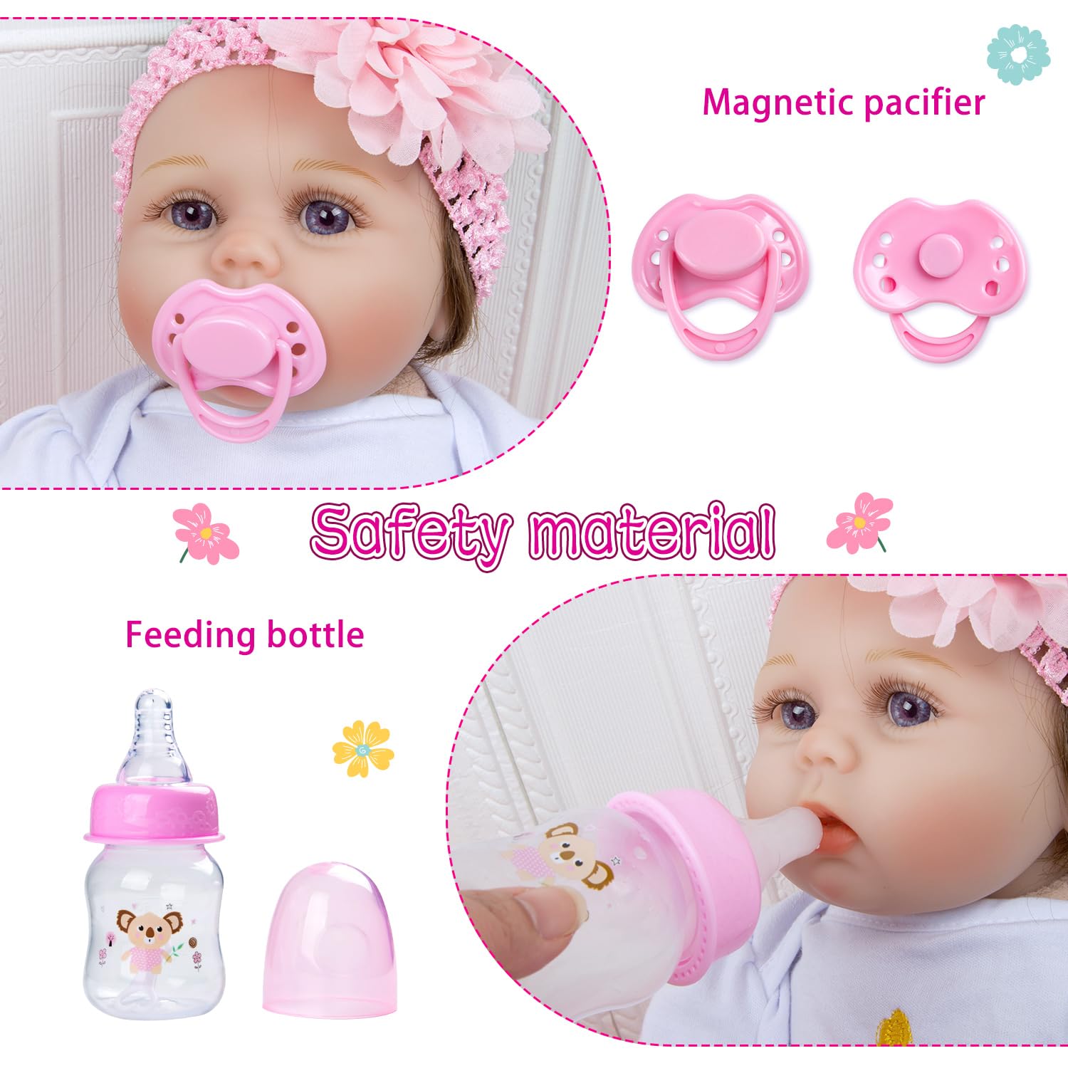 Babyfere 11pcs package contents includes dress bassinet and more