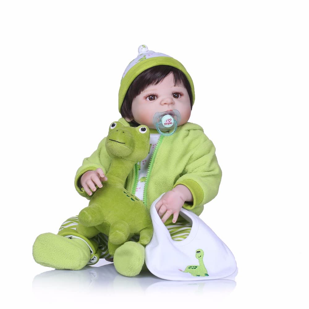 Babyfere dinosaur trousers for 22-inch dolls, easy wear and durable comfort.
