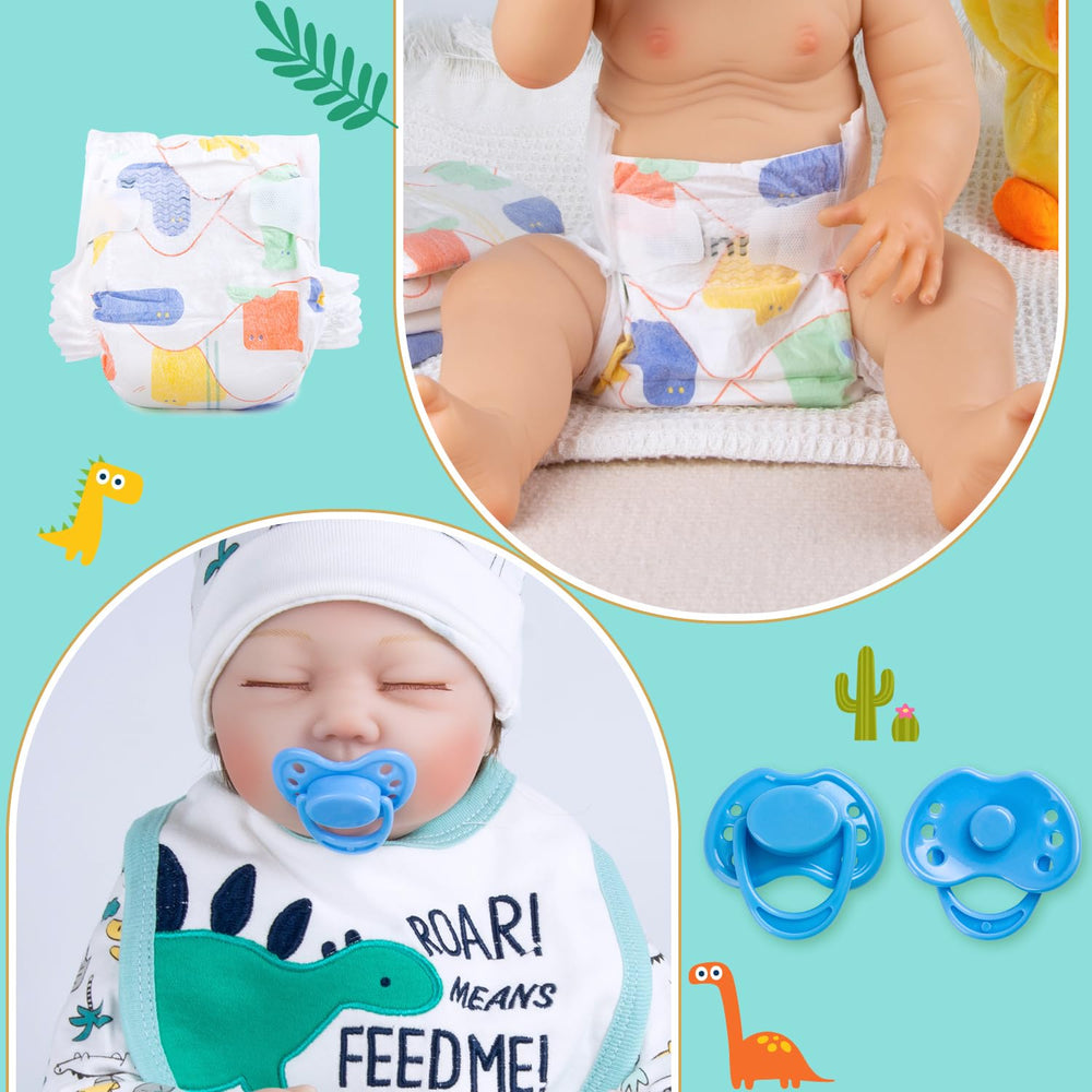 Babyfere dinosaur jumpsuit offers a charming outfit for daily doll play