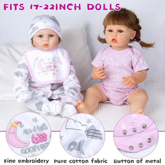 Breathable Babyfere diaper pack for reborn dolls with Velcro tabs.