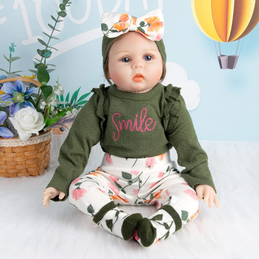 Elastic jumpsuit for Babyfere dolls, simple on-off dressing.