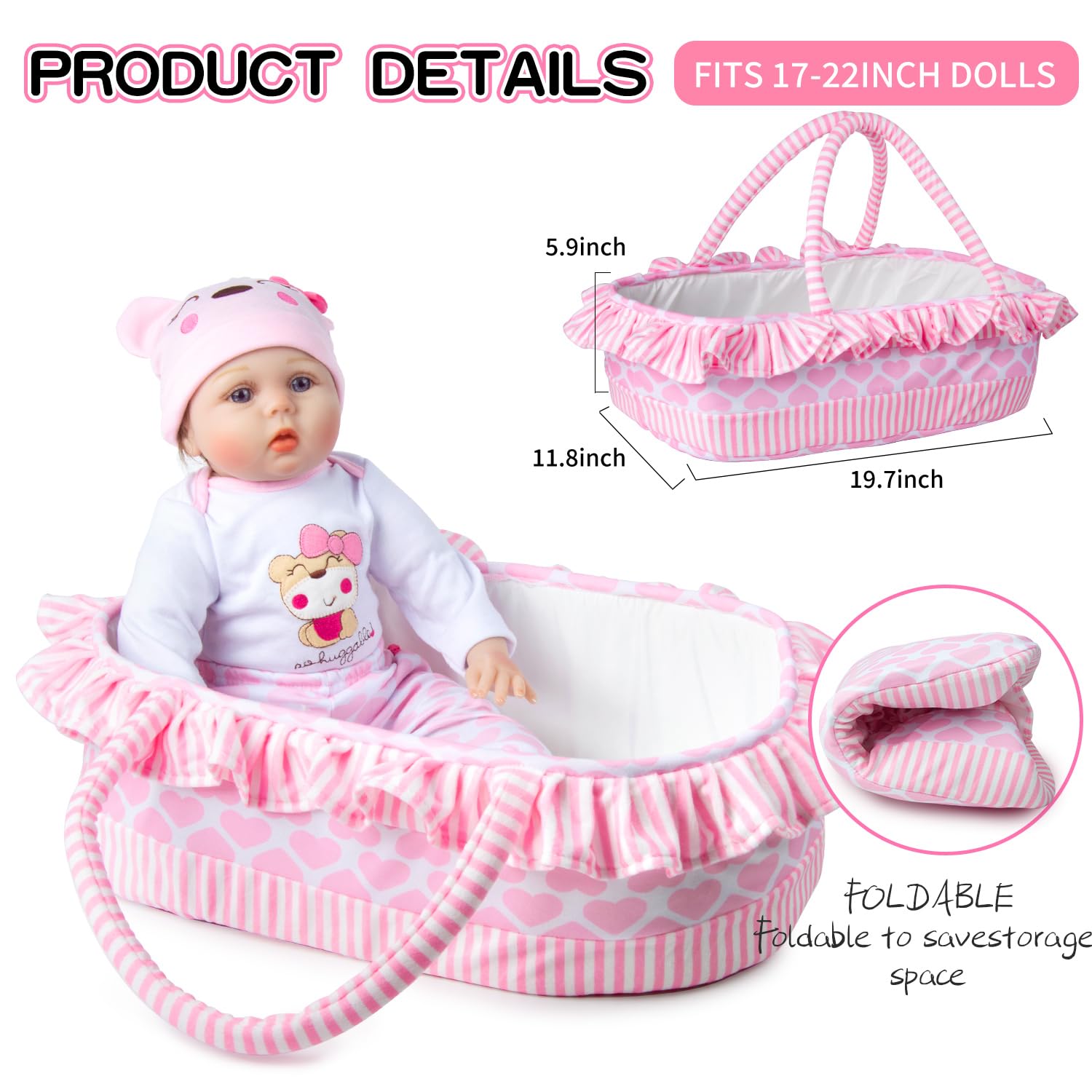 Babyfere doll pants set for complete outfits and realism