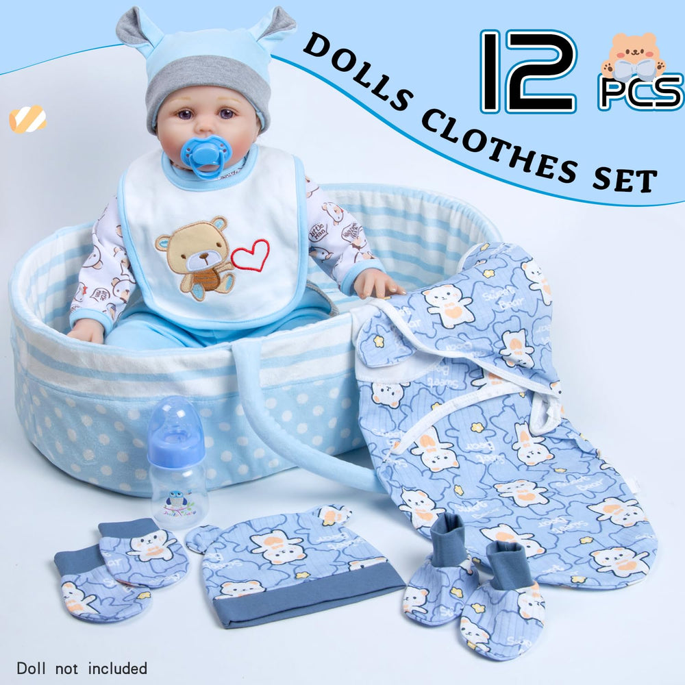 Babyfere two hats and bib set enhances mix-and-match styling options