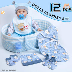 Babyfere two hats and bib set enhances mix-and-match styling options