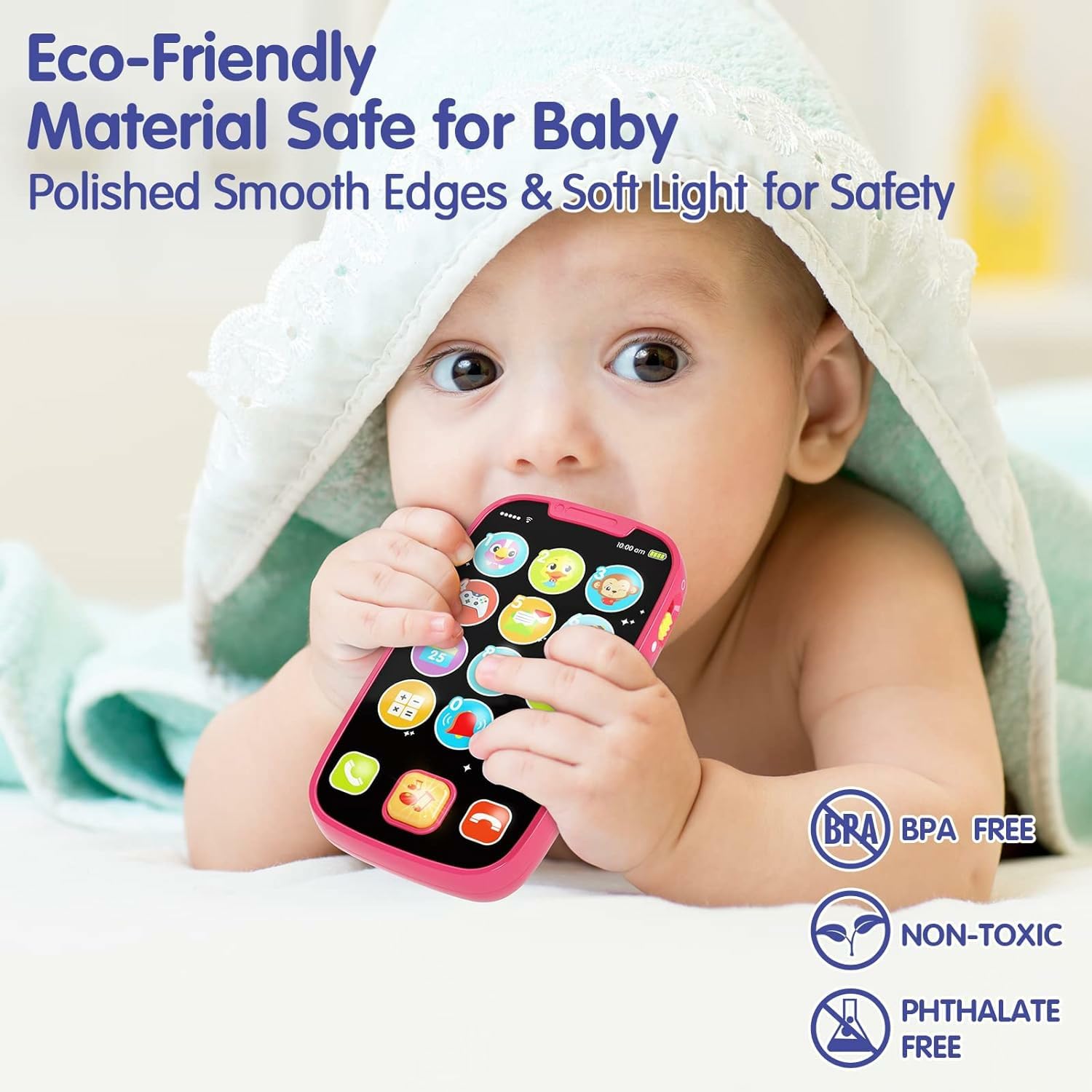 BABYFUNY soft-light-feedback supports visual development.