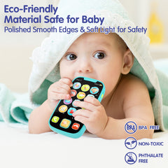 BABYFUNY toy phone durable, shatterproof construction for long-lasting play.