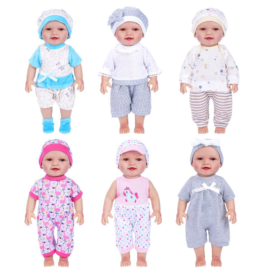 BABESIDE 12-15 inch babydoll clothes set for stylish play outfits