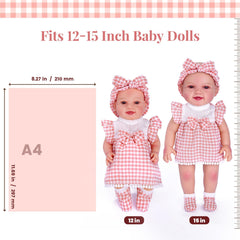BABESIDE 12-15 inch doll hats set — charming accents for cute ensembles
