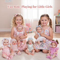 BABESIDE 12-15 inch doll onesies set — versatile base layers for styling