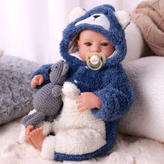 BABESIDE Aiden soft vinyl touch for gentle cuddling and easy cleaning