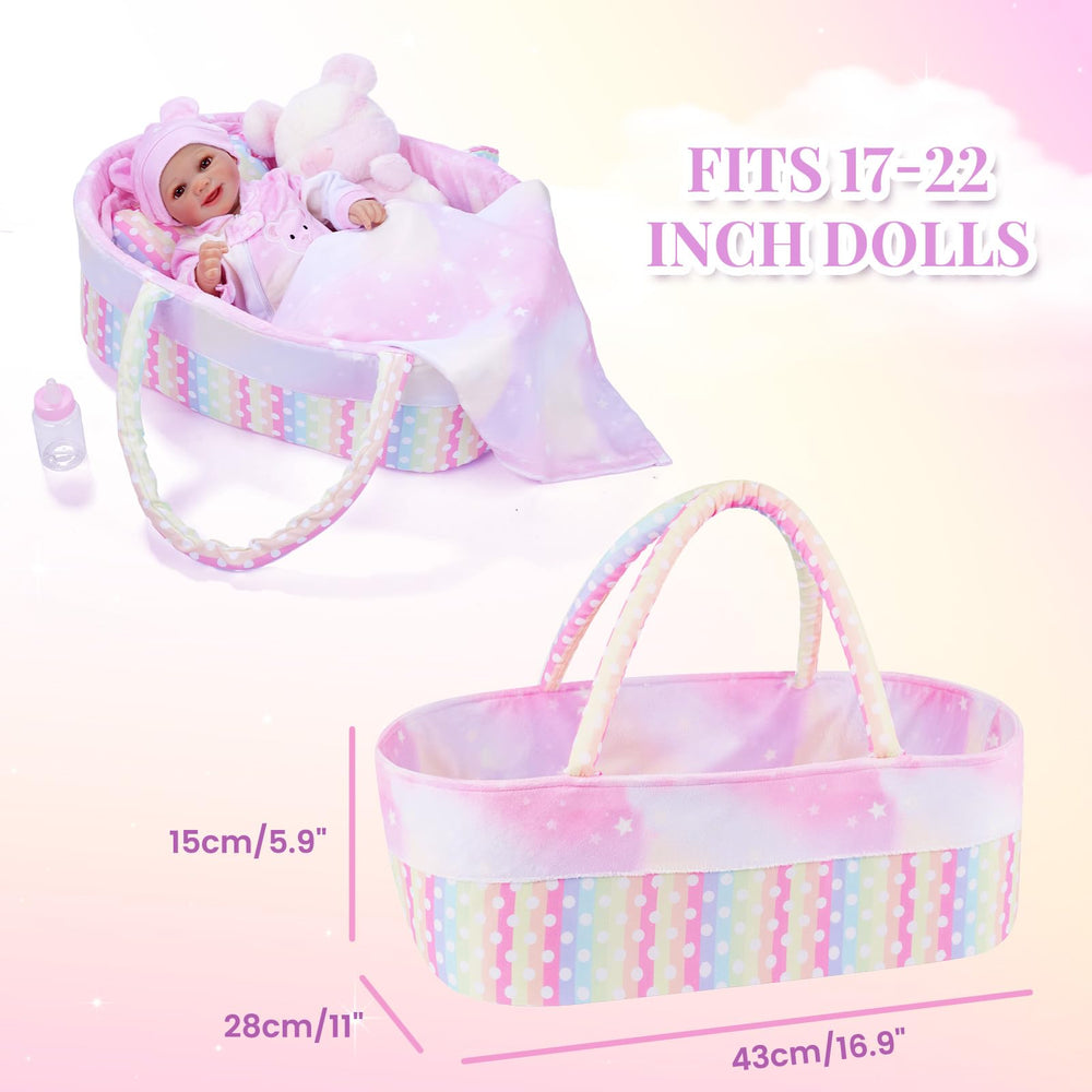 BABESIDE baby bib ready for pretend feeding and messy play