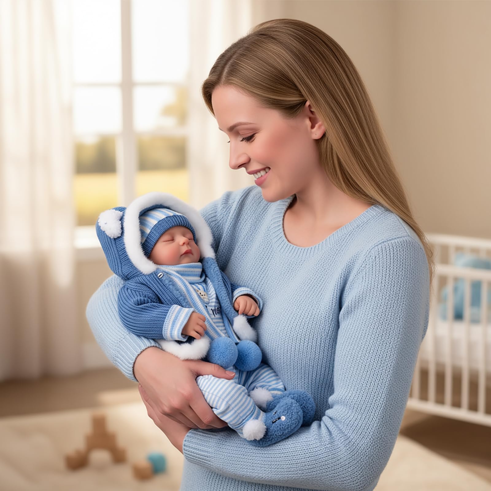 BABESIDE doll comes with clothes for quick storytelling outfits