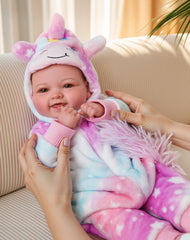 BABESIDE 17inch outfit with birth certificate showing gift-ready presentation