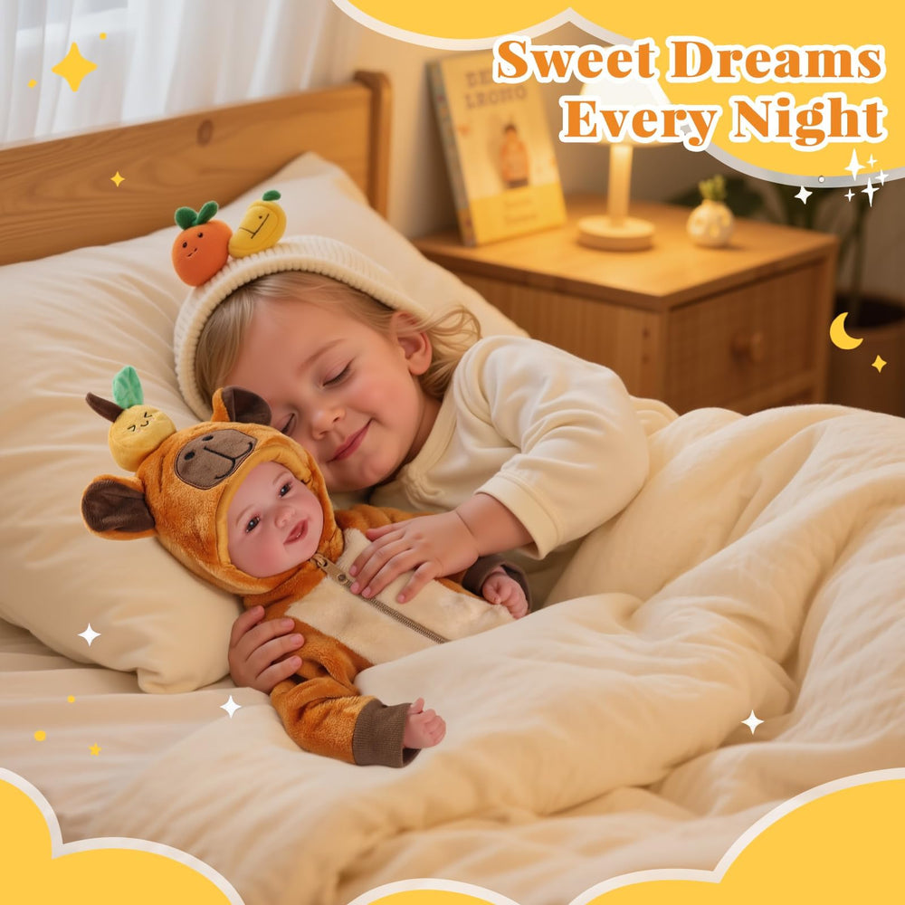 BABESIDE birth certificate accessory supports pretend parenting play.