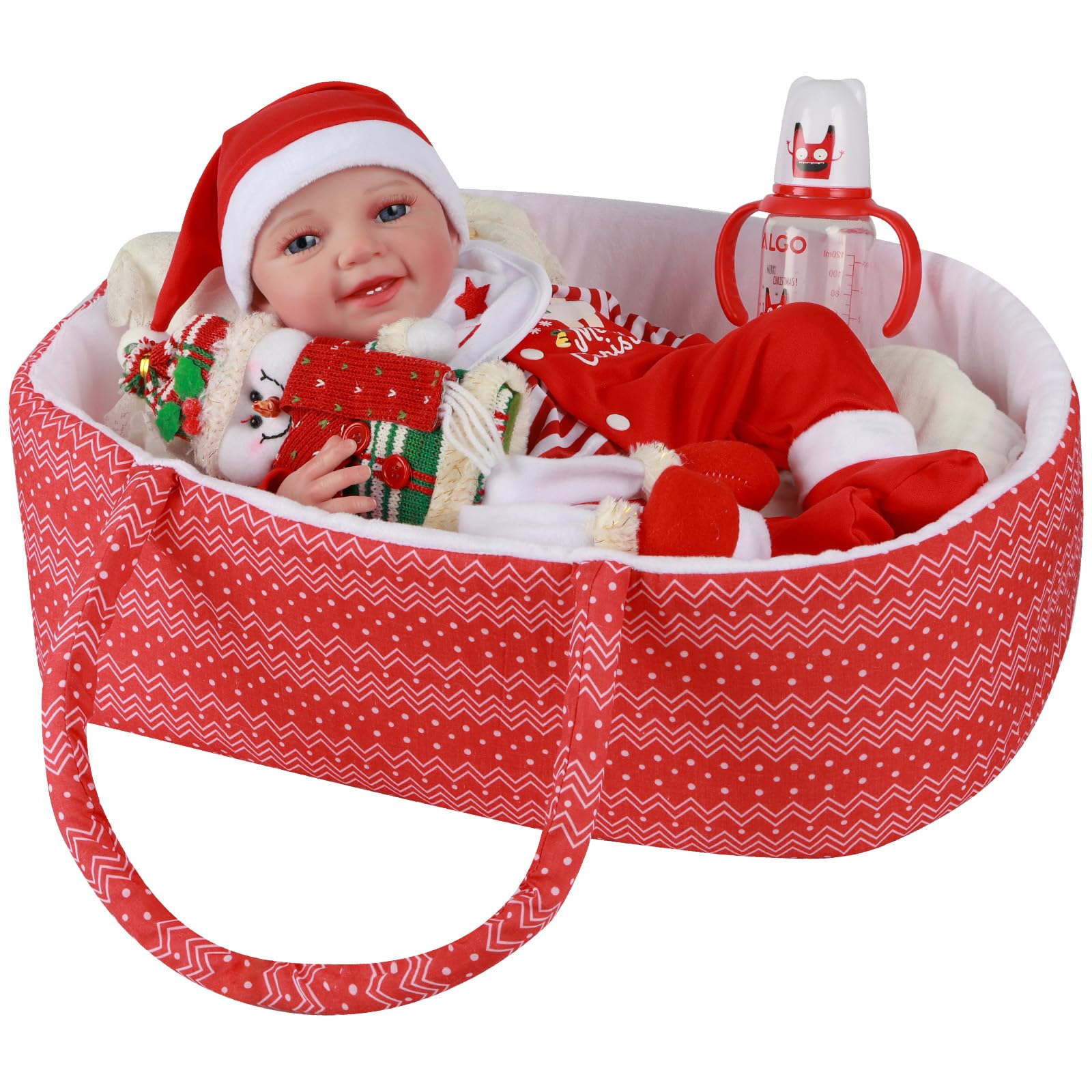 BABESIDE Christmas dress-up playset for festive doll styling