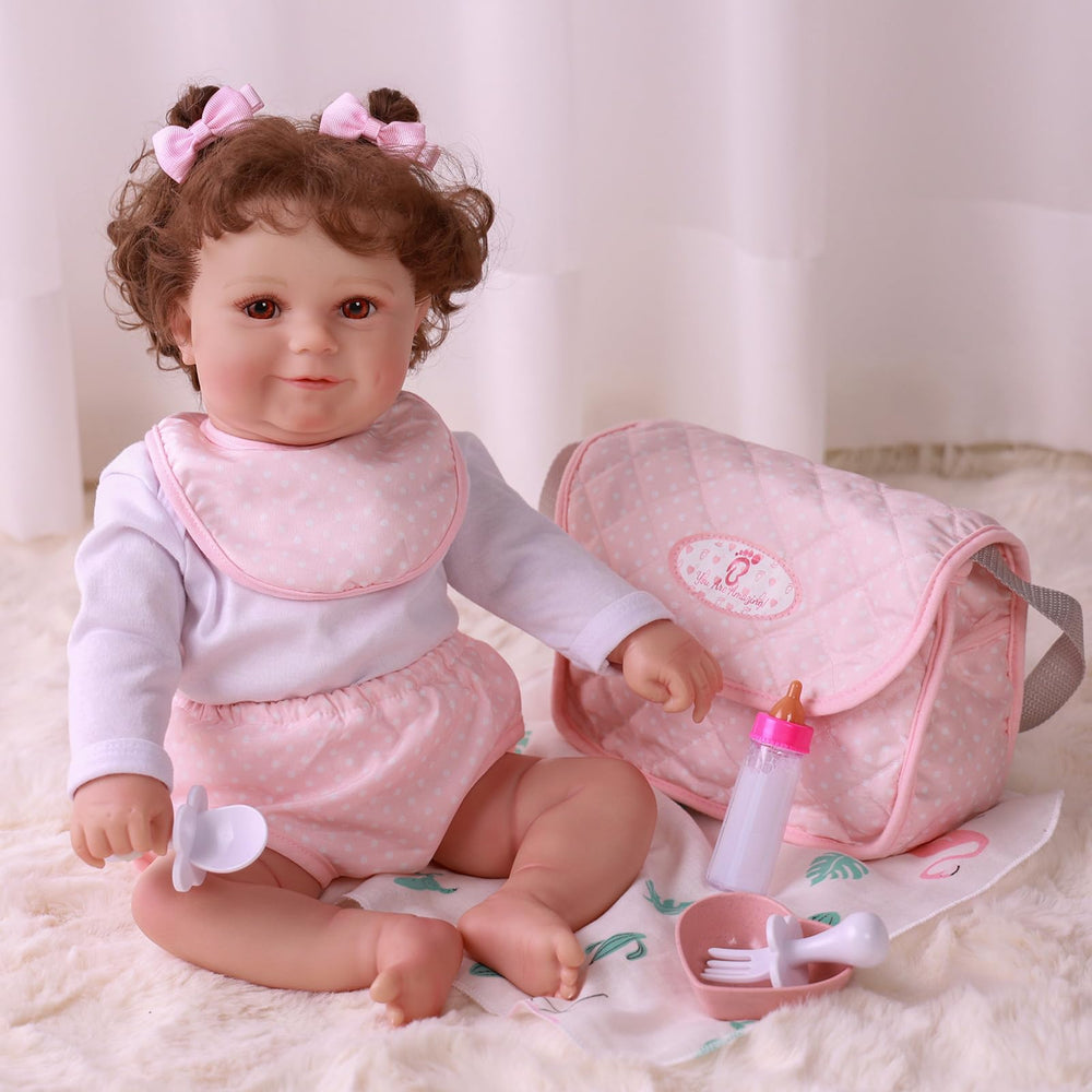 BABESIDE complete feeding set supports imaginative caregiving play.