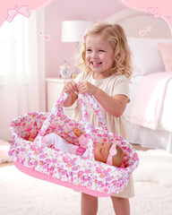 BABESIDE built-in carrier lets kids carry the doll on the go