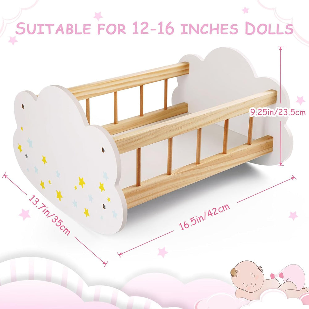 BABESIDE eco-friendly wooden construction highlighting safe materials for durable doll furniture.