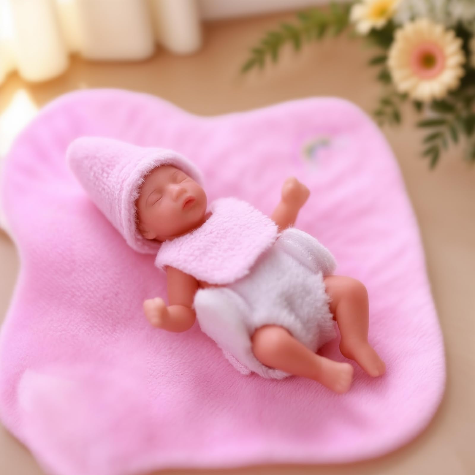 BABESIDE silicone skin close-up highlighting lifelike newborn look.