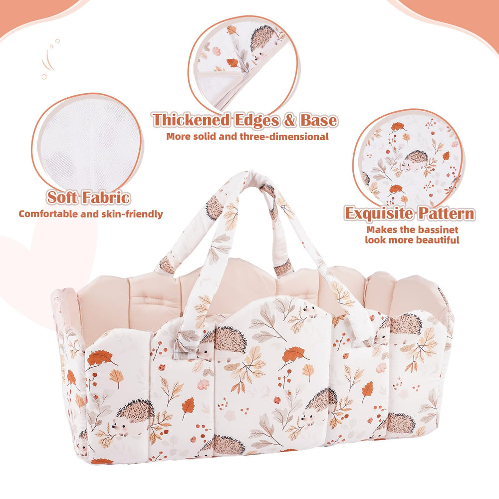 BABESIDE reborn doll cradle keeps dolls organized during play