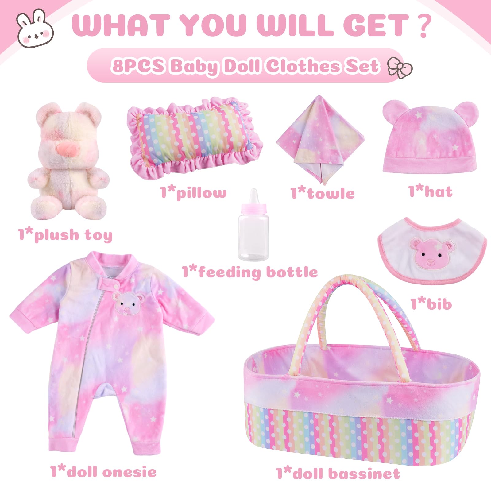 BABESIDE soft towel folds neatly for quick doll bath time