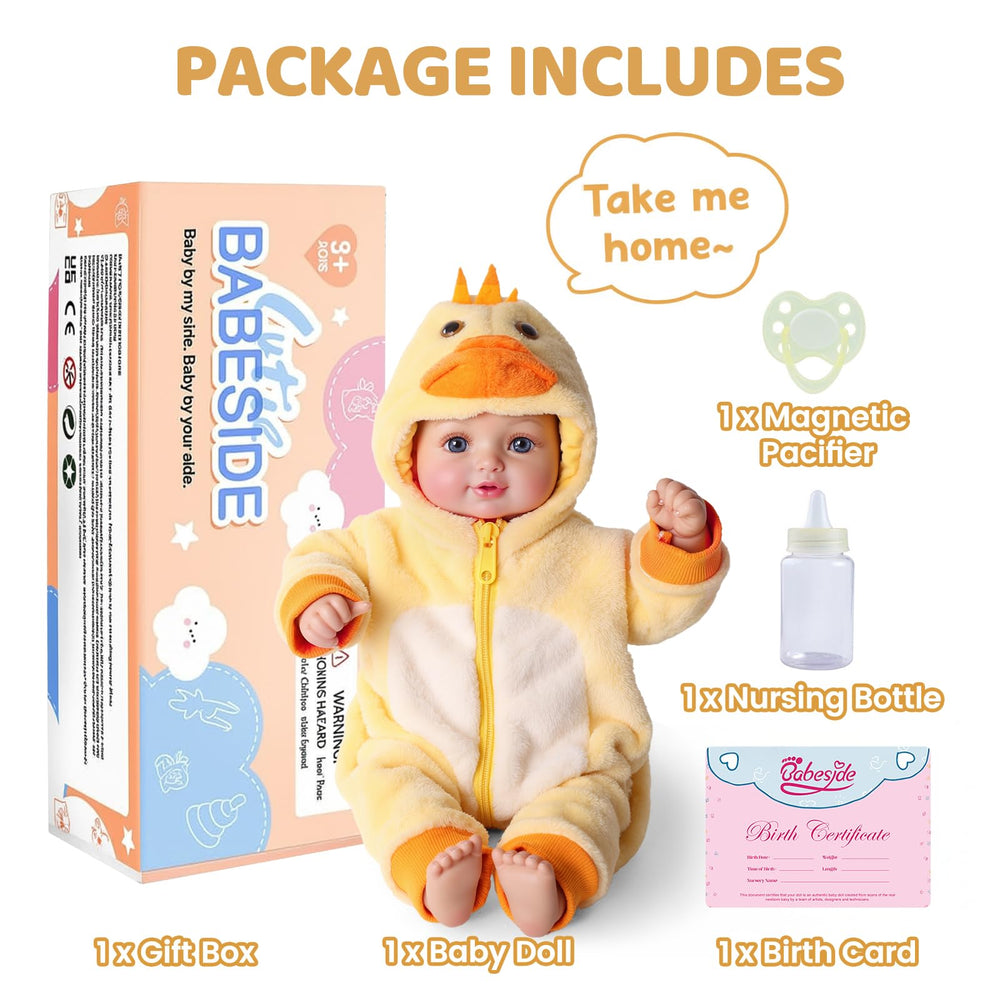 BABESIDE doll limbs flexible enable interactive posing
