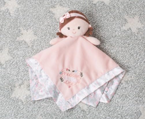 Baby Starters plush blanket satin-lined for tactile snuggle moments
