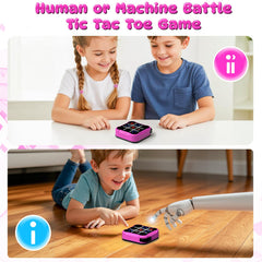 Bacare bolt game display shows Infinite Tic Tac Toe mode and AI options